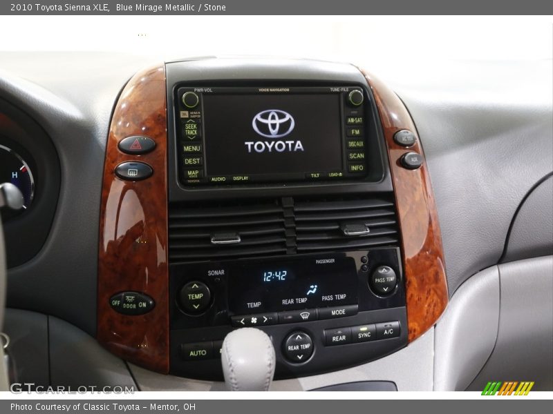 Blue Mirage Metallic / Stone 2010 Toyota Sienna XLE