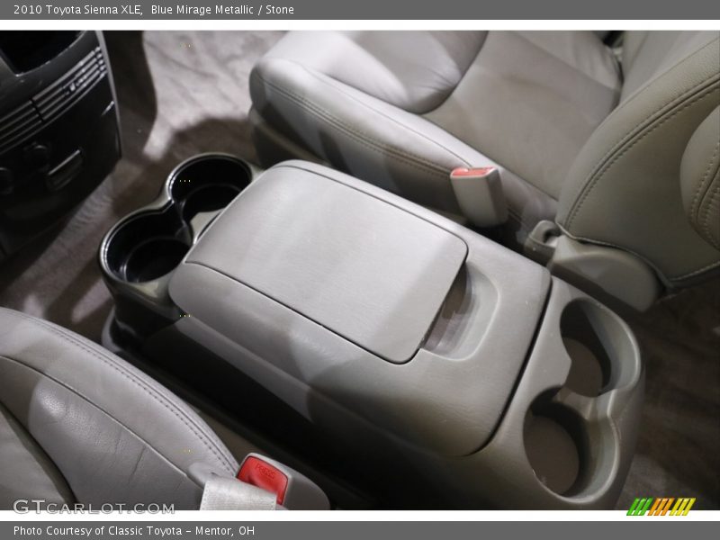 Blue Mirage Metallic / Stone 2010 Toyota Sienna XLE