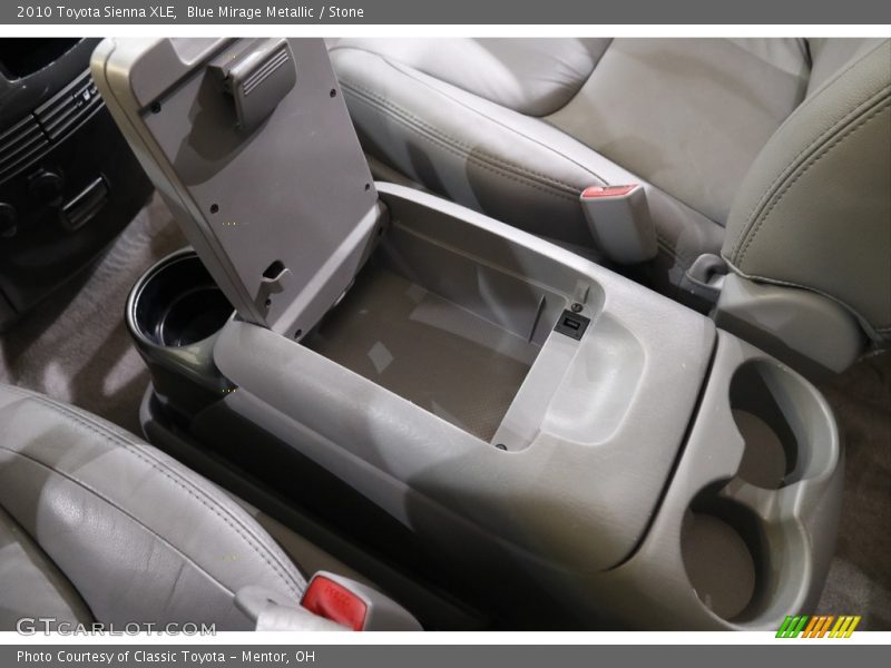 Blue Mirage Metallic / Stone 2010 Toyota Sienna XLE