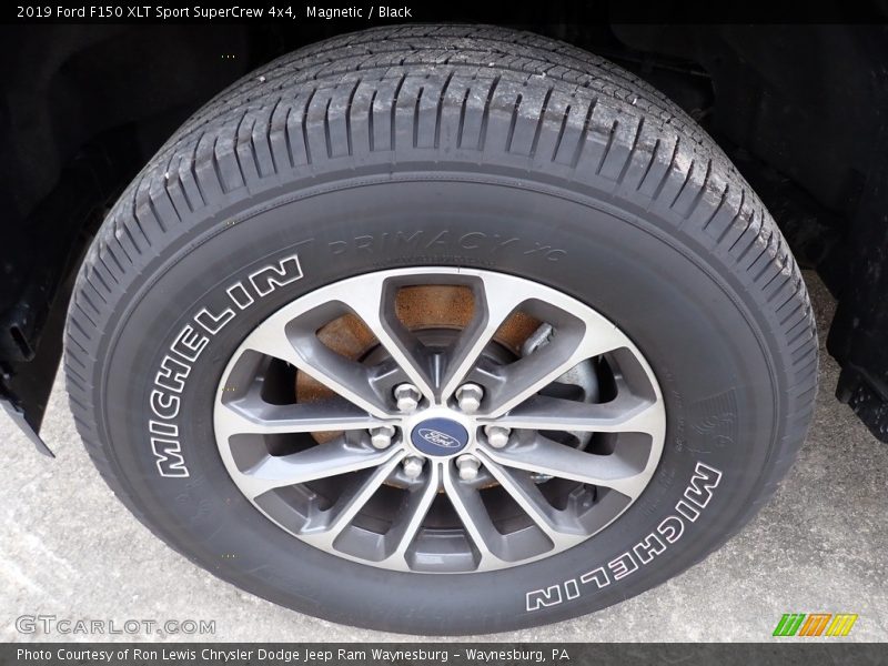 Magnetic / Black 2019 Ford F150 XLT Sport SuperCrew 4x4