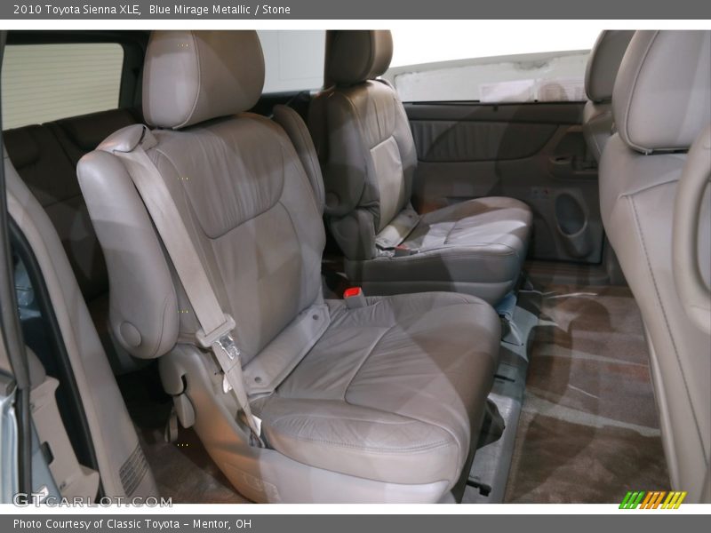 Blue Mirage Metallic / Stone 2010 Toyota Sienna XLE