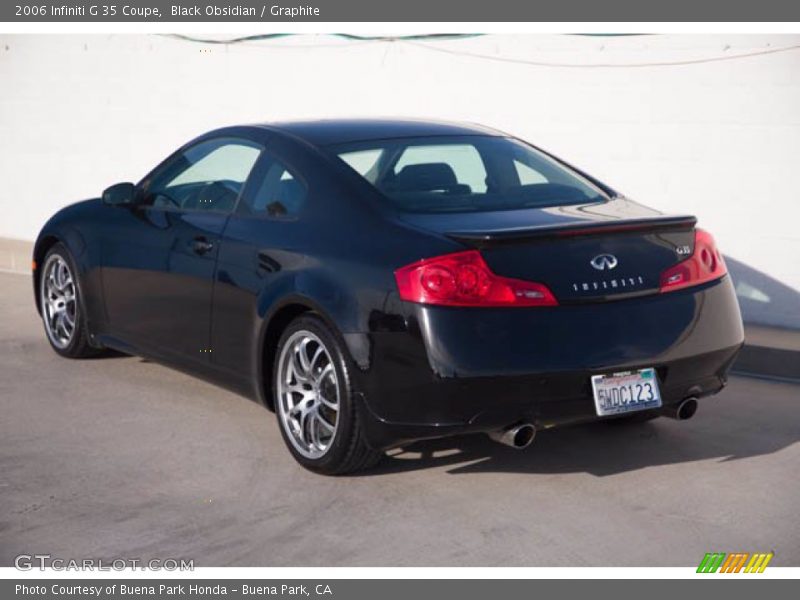 Black Obsidian / Graphite 2006 Infiniti G 35 Coupe