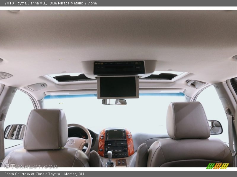 Blue Mirage Metallic / Stone 2010 Toyota Sienna XLE