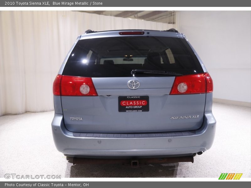 Blue Mirage Metallic / Stone 2010 Toyota Sienna XLE