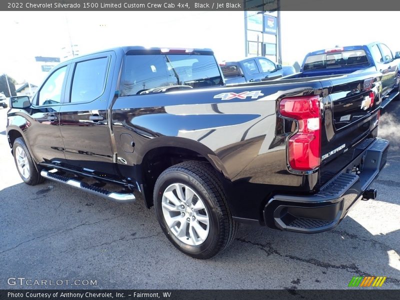 Black / Jet Black 2022 Chevrolet Silverado 1500 Limited Custom Crew Cab 4x4