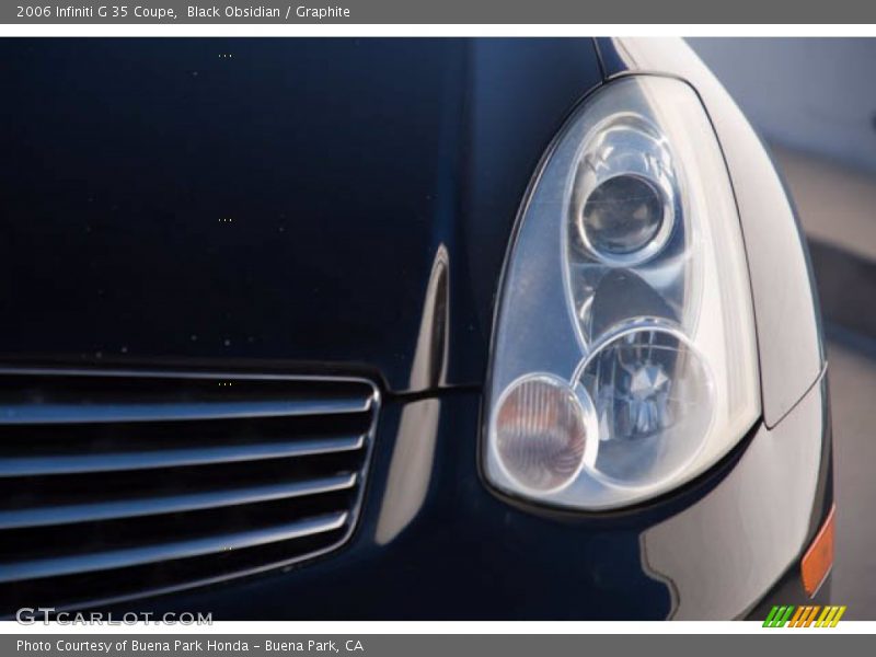 Black Obsidian / Graphite 2006 Infiniti G 35 Coupe