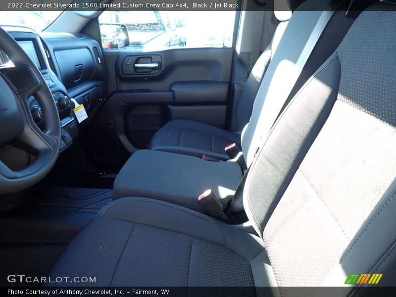 Black / Jet Black 2022 Chevrolet Silverado 1500 Limited Custom Crew Cab 4x4