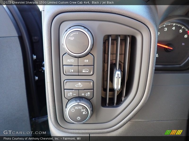 Black / Jet Black 2022 Chevrolet Silverado 1500 Limited Custom Crew Cab 4x4