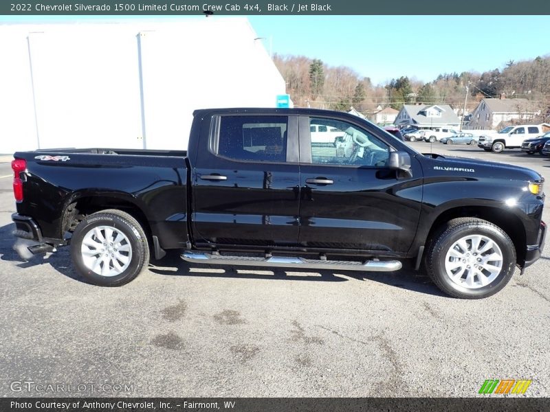 Black / Jet Black 2022 Chevrolet Silverado 1500 Limited Custom Crew Cab 4x4