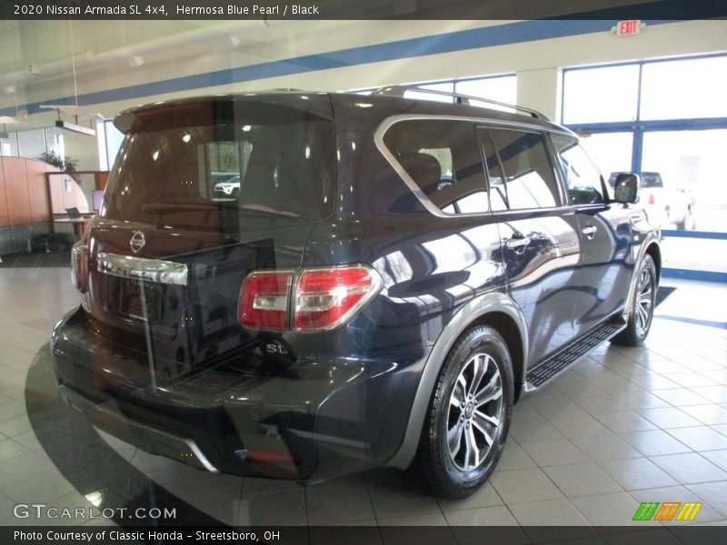 Hermosa Blue Pearl / Black 2020 Nissan Armada SL 4x4