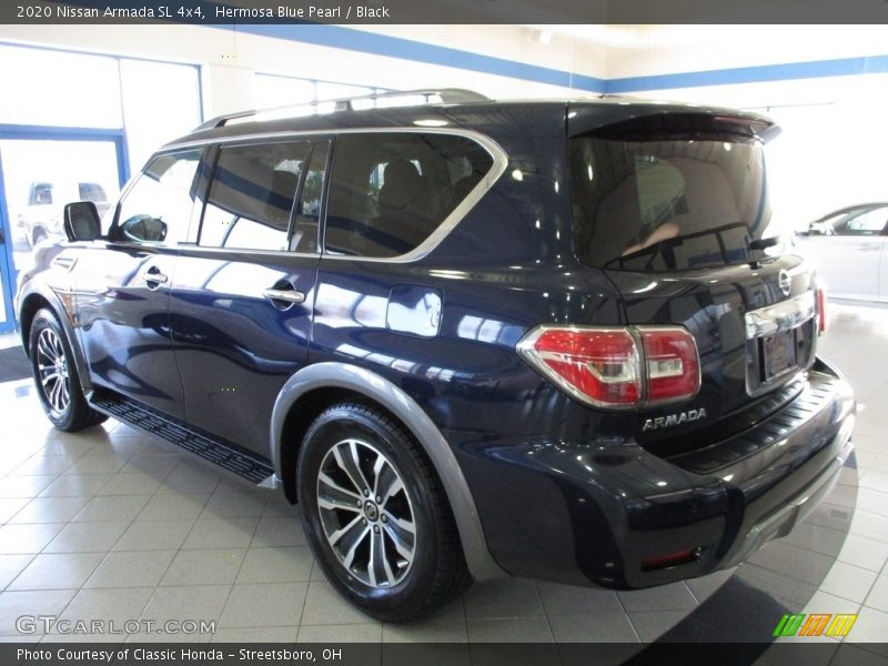 Hermosa Blue Pearl / Black 2020 Nissan Armada SL 4x4