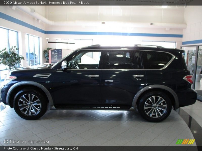 Hermosa Blue Pearl / Black 2020 Nissan Armada SL 4x4