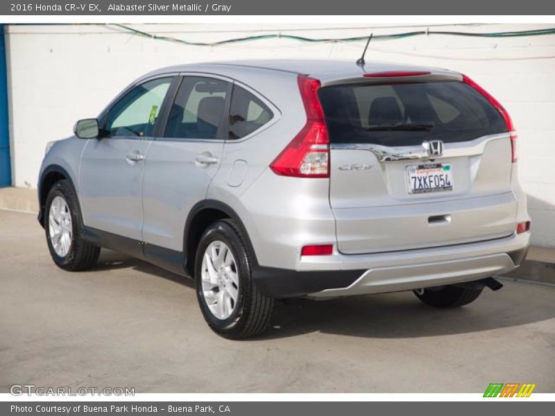 Alabaster Silver Metallic / Gray 2016 Honda CR-V EX