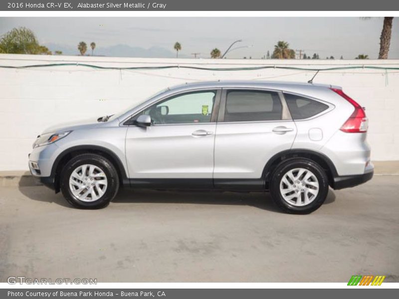 Alabaster Silver Metallic / Gray 2016 Honda CR-V EX