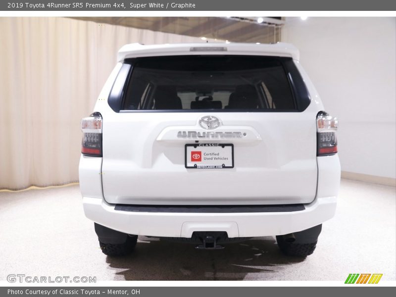 Super White / Graphite 2019 Toyota 4Runner SR5 Premium 4x4