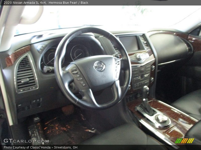 Hermosa Blue Pearl / Black 2020 Nissan Armada SL 4x4
