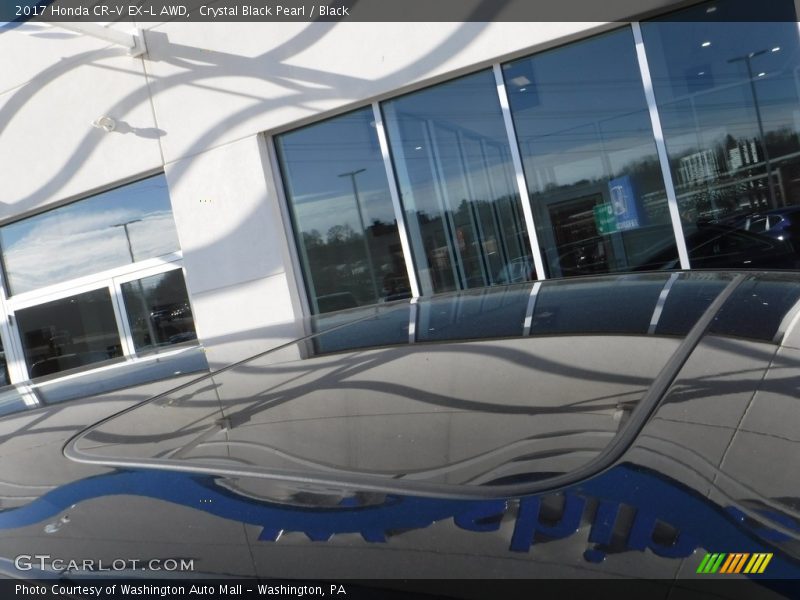 Crystal Black Pearl / Black 2017 Honda CR-V EX-L AWD
