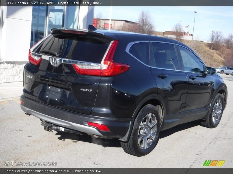 Crystal Black Pearl / Black 2017 Honda CR-V EX-L AWD