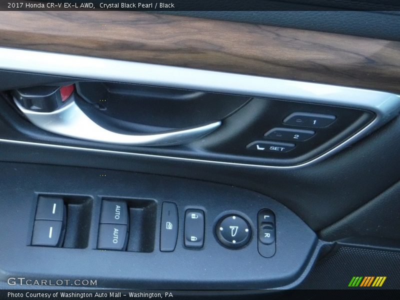 Crystal Black Pearl / Black 2017 Honda CR-V EX-L AWD