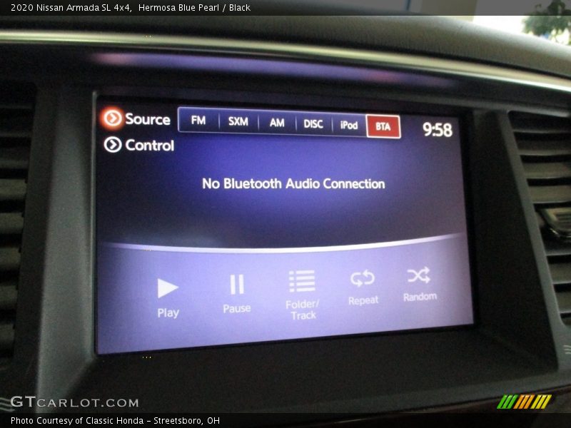 Hermosa Blue Pearl / Black 2020 Nissan Armada SL 4x4