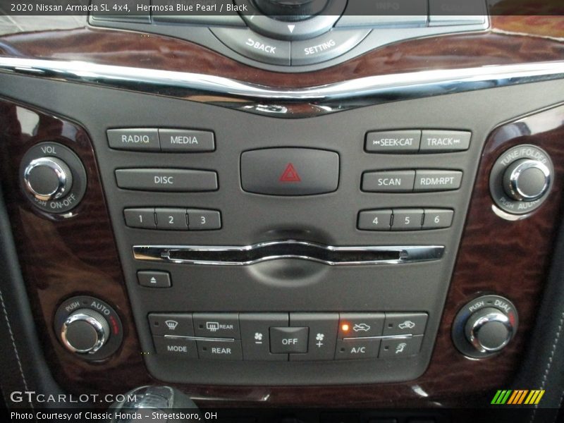 Controls of 2020 Armada SL 4x4