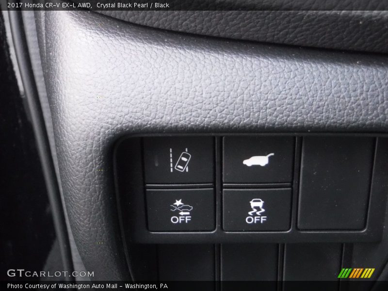 Crystal Black Pearl / Black 2017 Honda CR-V EX-L AWD