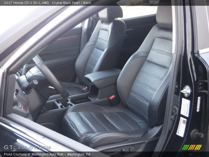 Crystal Black Pearl / Black 2017 Honda CR-V EX-L AWD
