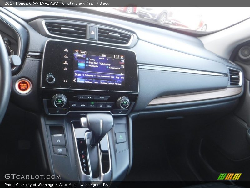 Crystal Black Pearl / Black 2017 Honda CR-V EX-L AWD