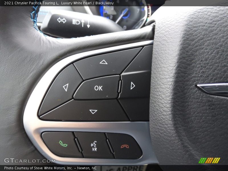 Luxury White Pearl / Black/Alloy 2021 Chrysler Pacifica Touring L