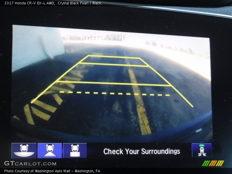 Crystal Black Pearl / Black 2017 Honda CR-V EX-L AWD