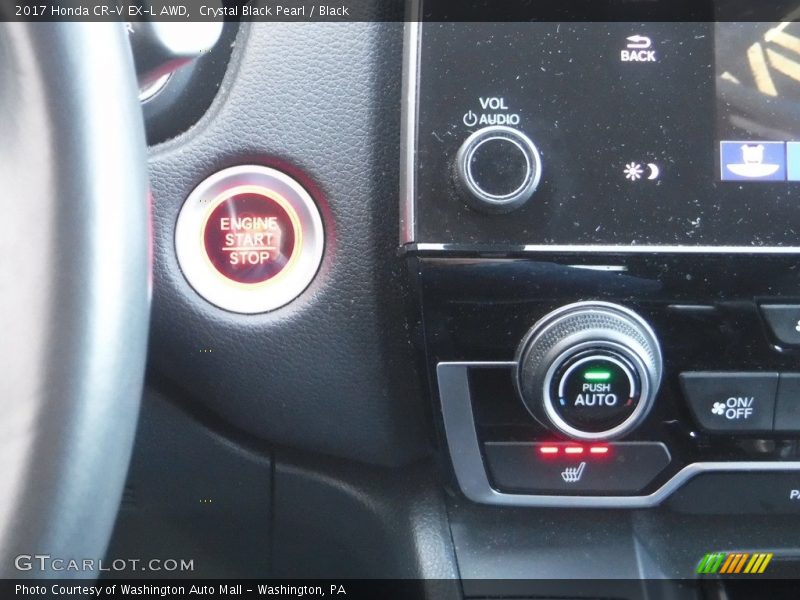 Crystal Black Pearl / Black 2017 Honda CR-V EX-L AWD