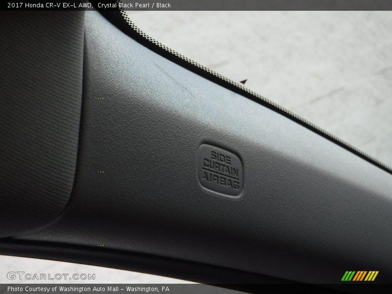 Crystal Black Pearl / Black 2017 Honda CR-V EX-L AWD