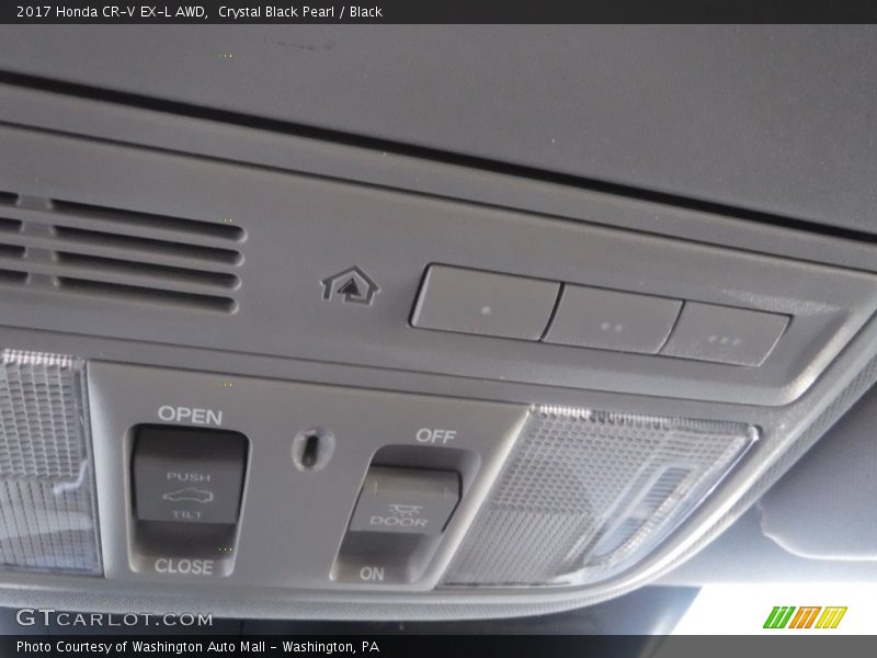 Crystal Black Pearl / Black 2017 Honda CR-V EX-L AWD
