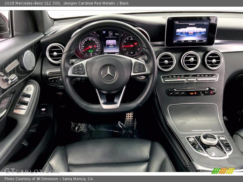 Dashboard of 2018 GLC 300