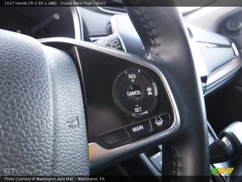 Crystal Black Pearl / Black 2017 Honda CR-V EX-L AWD