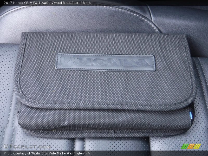 Crystal Black Pearl / Black 2017 Honda CR-V EX-L AWD