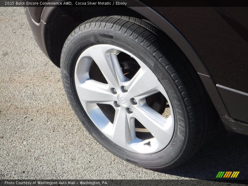 Cocoa Silver Metallic / Ebony 2015 Buick Encore Convenience AWD