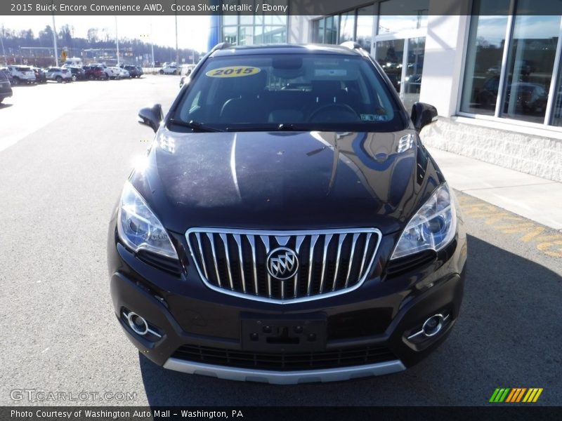 Cocoa Silver Metallic / Ebony 2015 Buick Encore Convenience AWD