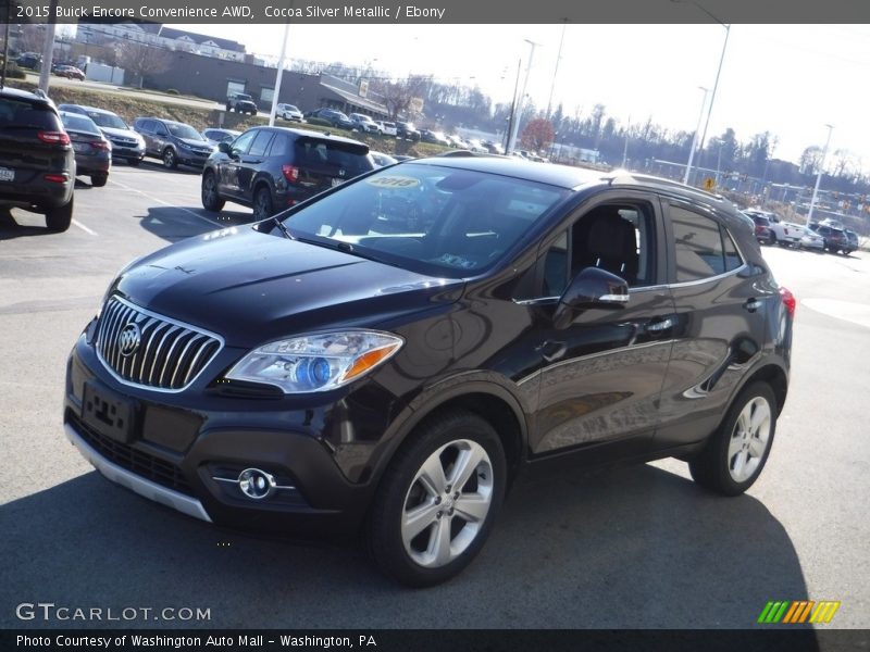 Cocoa Silver Metallic / Ebony 2015 Buick Encore Convenience AWD