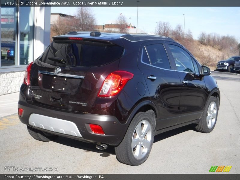 Cocoa Silver Metallic / Ebony 2015 Buick Encore Convenience AWD