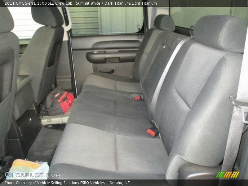 Summit White / Dark Titanium/Light Titanium 2011 GMC Sierra 1500 SLE Crew Cab