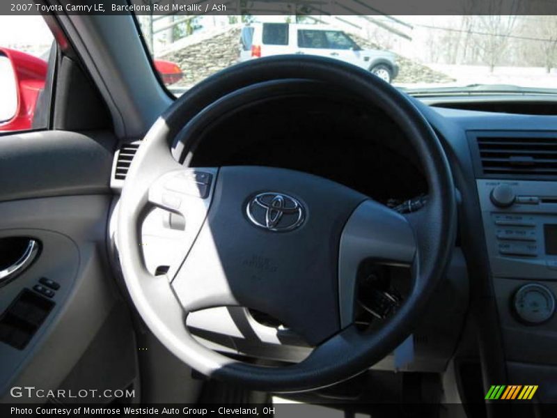 Barcelona Red Metallic / Ash 2007 Toyota Camry LE