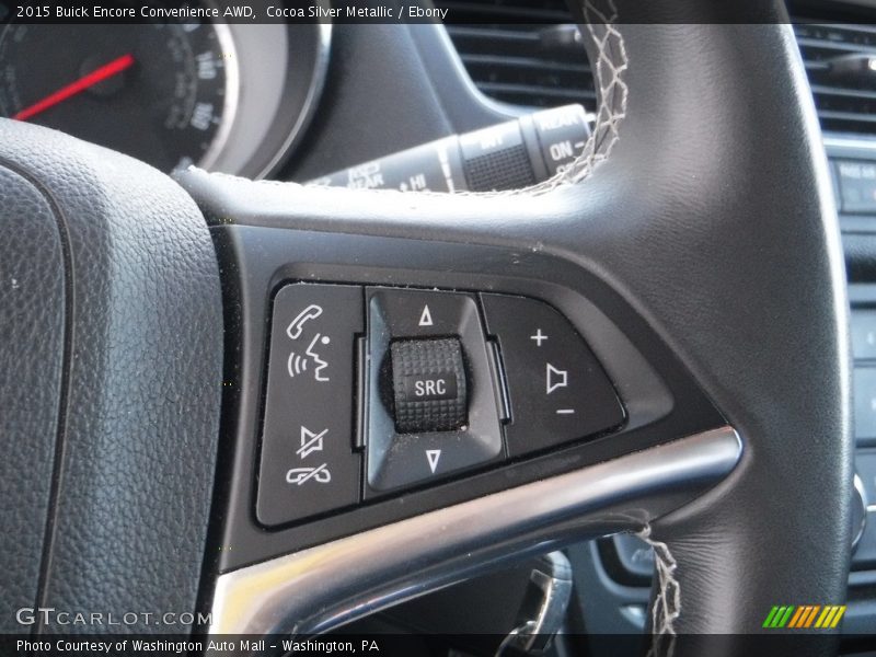 Cocoa Silver Metallic / Ebony 2015 Buick Encore Convenience AWD