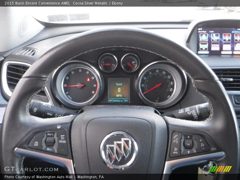 Cocoa Silver Metallic / Ebony 2015 Buick Encore Convenience AWD