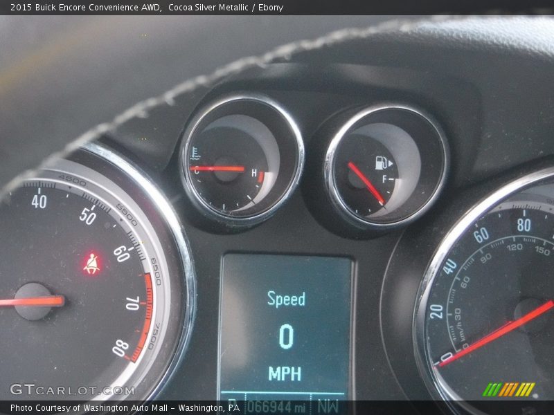 Cocoa Silver Metallic / Ebony 2015 Buick Encore Convenience AWD