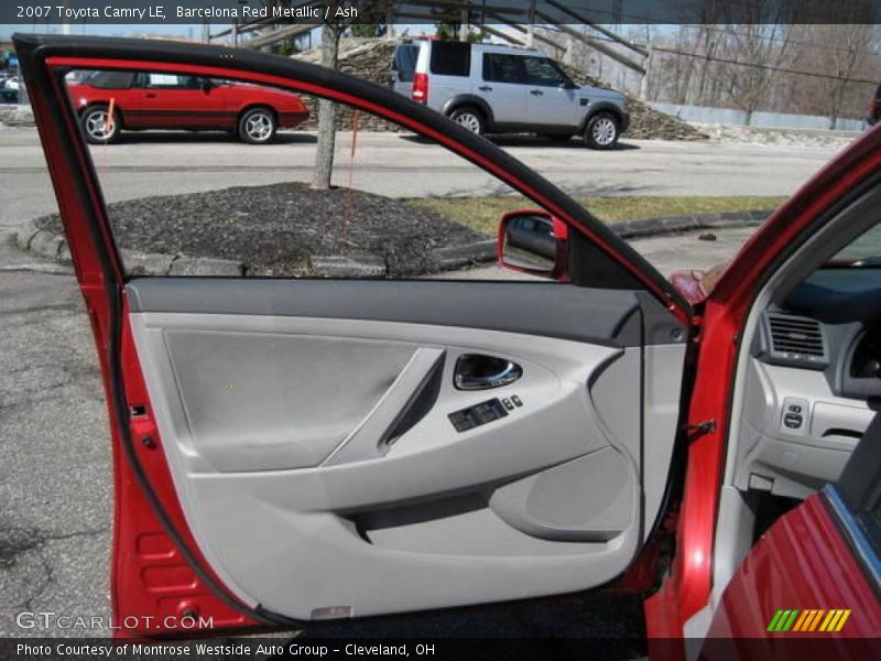 Barcelona Red Metallic / Ash 2007 Toyota Camry LE