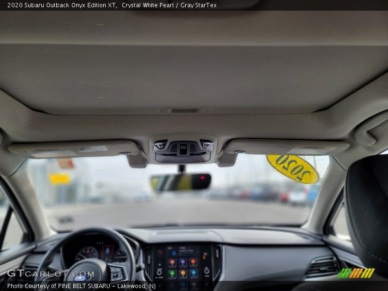 Crystal White Pearl / Gray StarTex 2020 Subaru Outback Onyx Edition XT