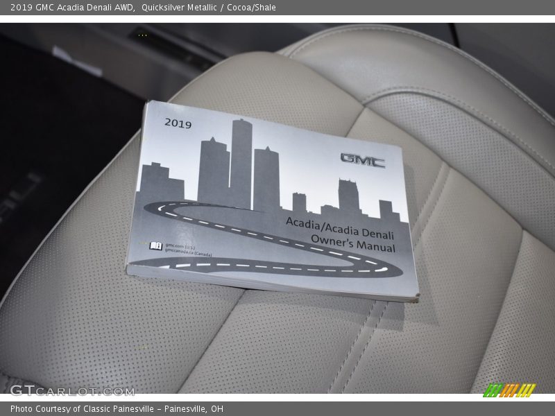 Quicksilver Metallic / Cocoa/Shale 2019 GMC Acadia Denali AWD