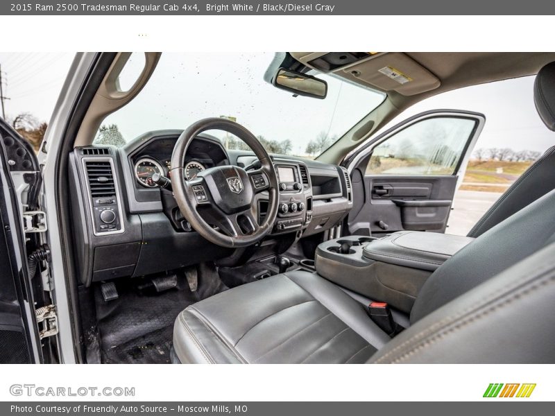  2015 2500 Tradesman Regular Cab 4x4 Black/Diesel Gray Interior