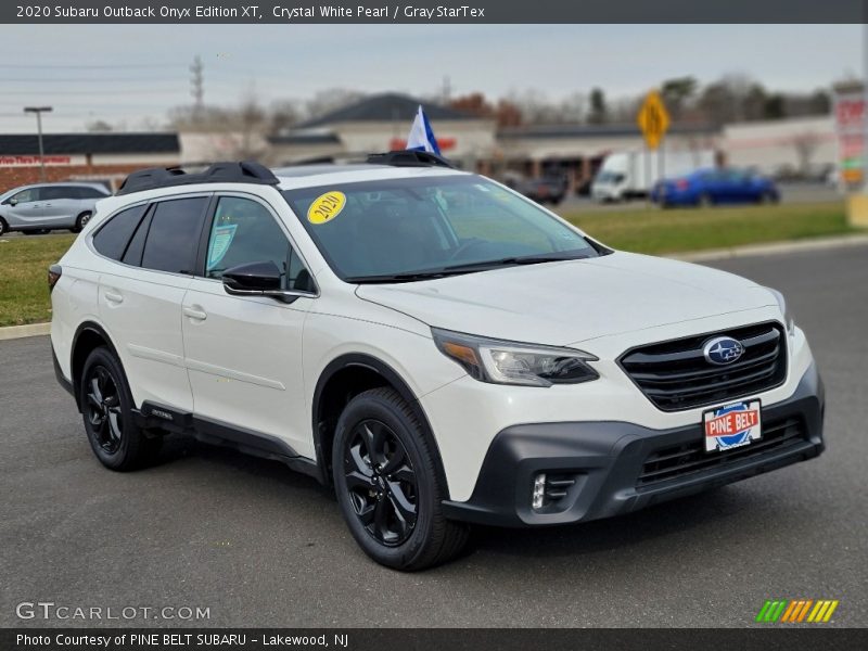 Crystal White Pearl / Gray StarTex 2020 Subaru Outback Onyx Edition XT